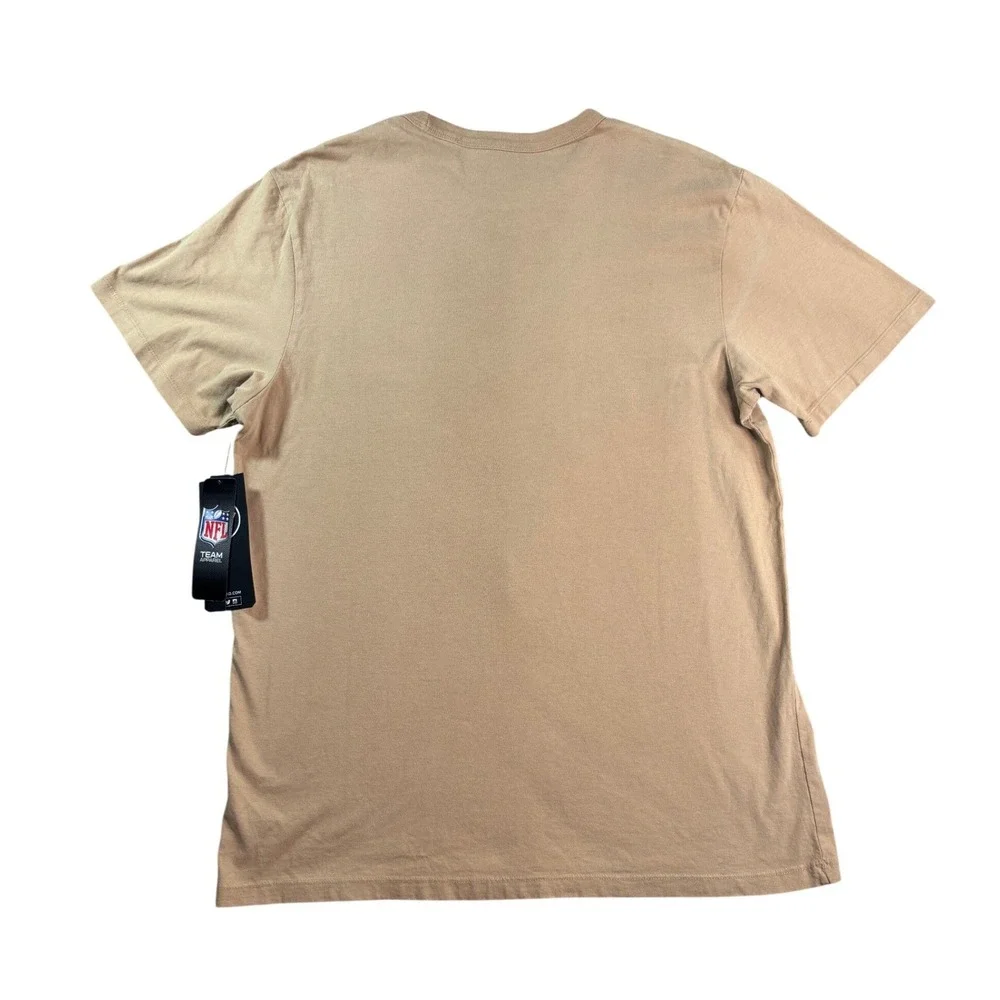 47 Brand Pittsburgh Steelers NFL T-Shirt Dusted Khaki Tan Mens Large NWT